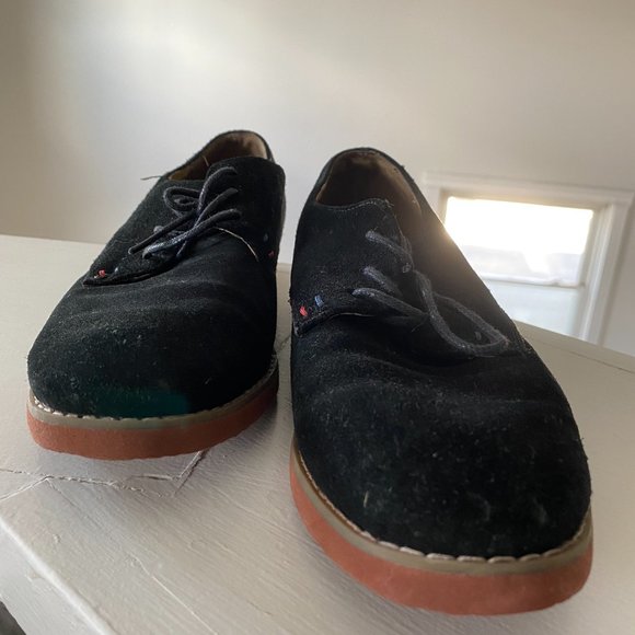 Tommy Hilfiger Honeybee Black Oxford Flat Sz 8M - Picture 4 of 9